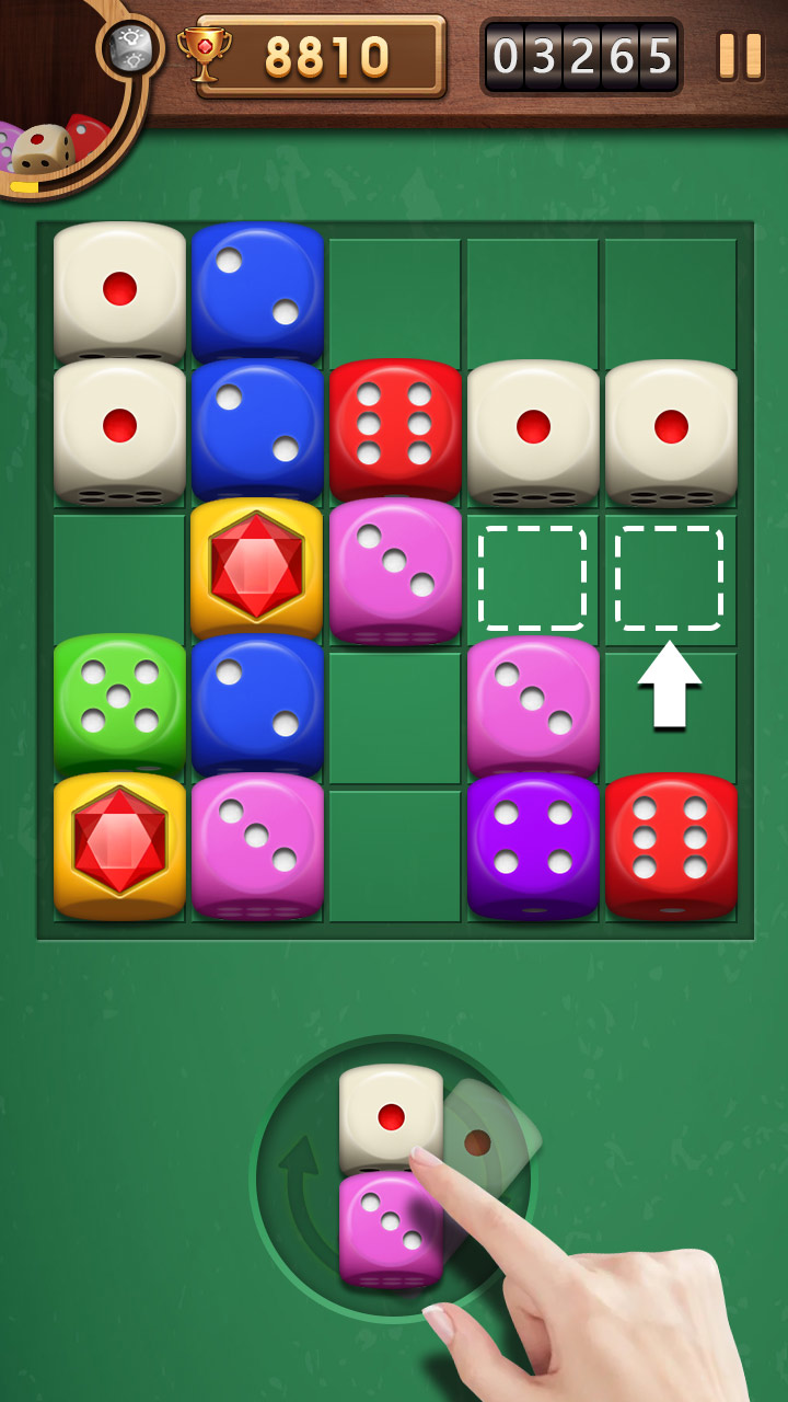 اسکرین شات 5 بازی Dice - Merge puzzle