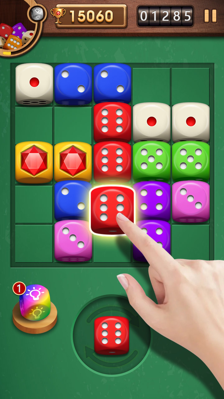 اسکرین شات 4 بازی Dice - Merge puzzle