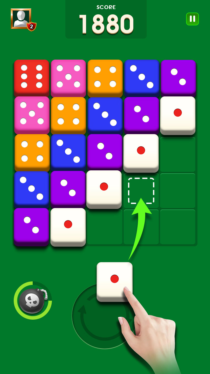 اسکرین شات 4 بازی Dice Puzzle - 3D Merge games