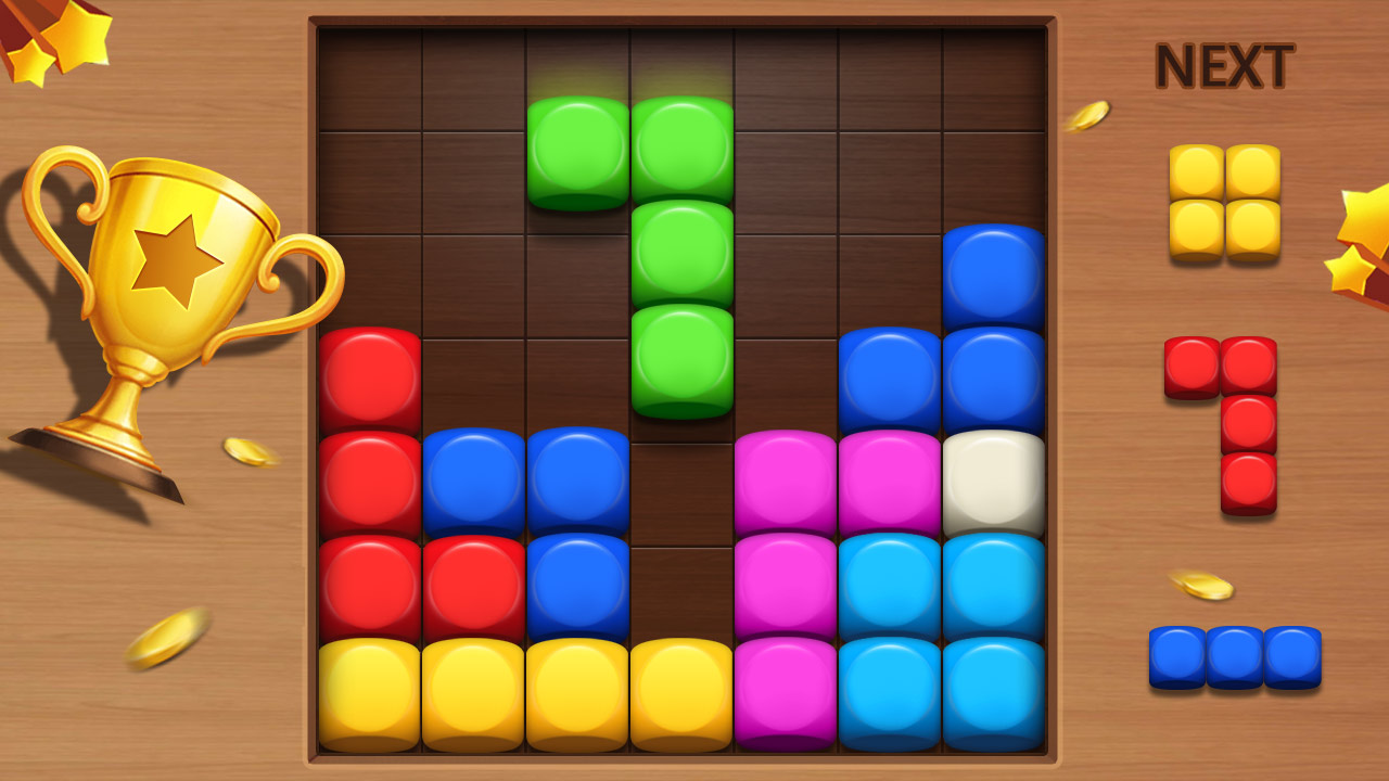 اسکرین شات 3 بازی Dice Puzzle 3D - Merge game