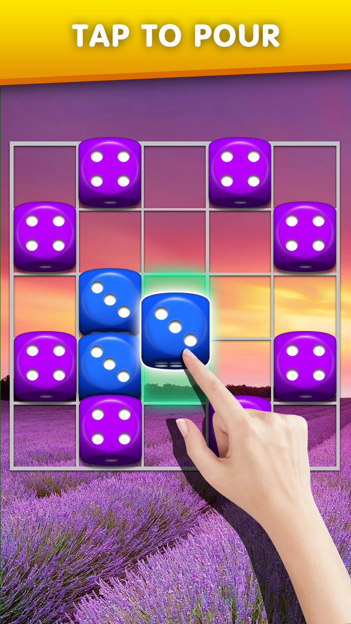 اسکرین شات 7 بازی Dice Puzzle 3D - Merge game