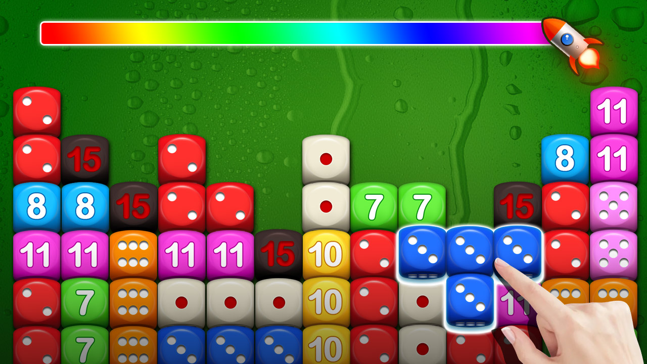 اسکرین شات 1 بازی Dice Puzzle 3D - Merge game