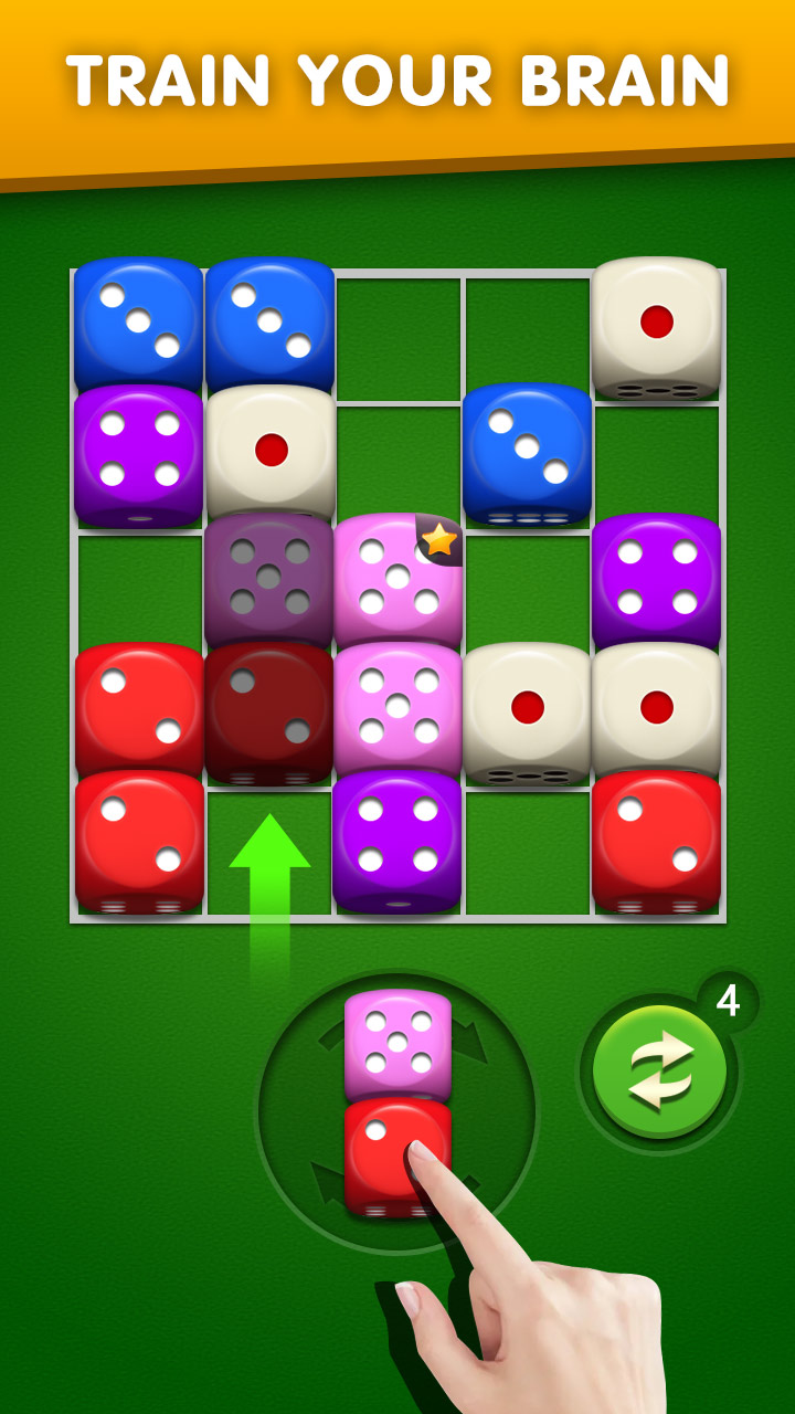 اسکرین شات 5 بازی Dice Puzzle 3D - Merge game