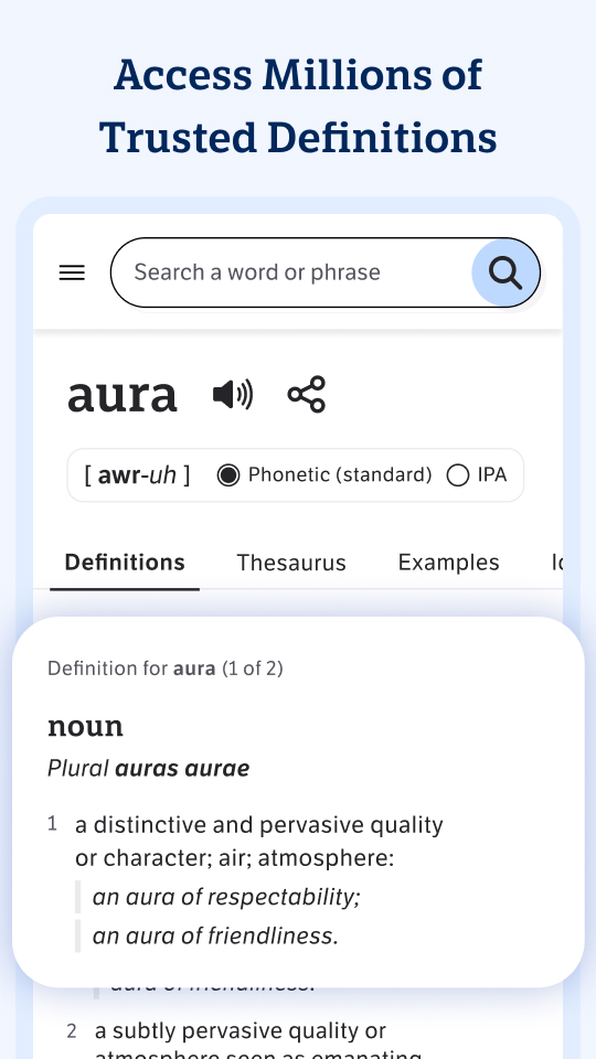 اسکرین شات 2 برنامه Dictionary.com: English Words