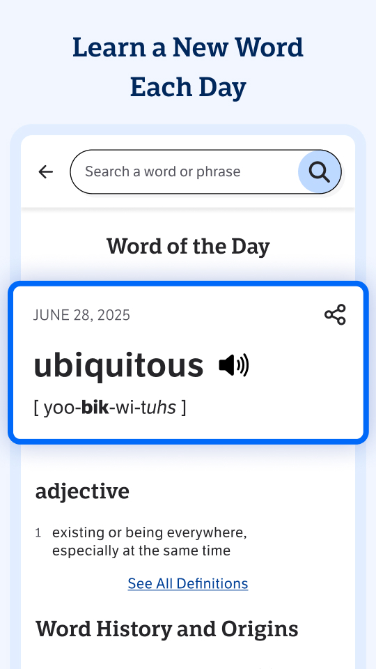 اسکرین شات 4 برنامه Dictionary.com: English Words