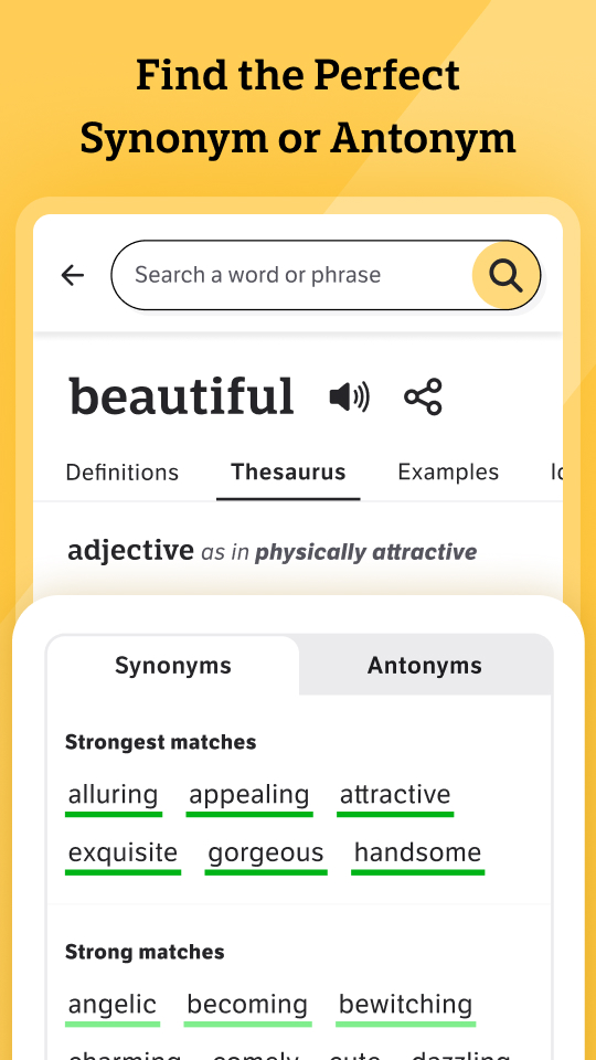اسکرین شات 3 برنامه Dictionary.com: English Words