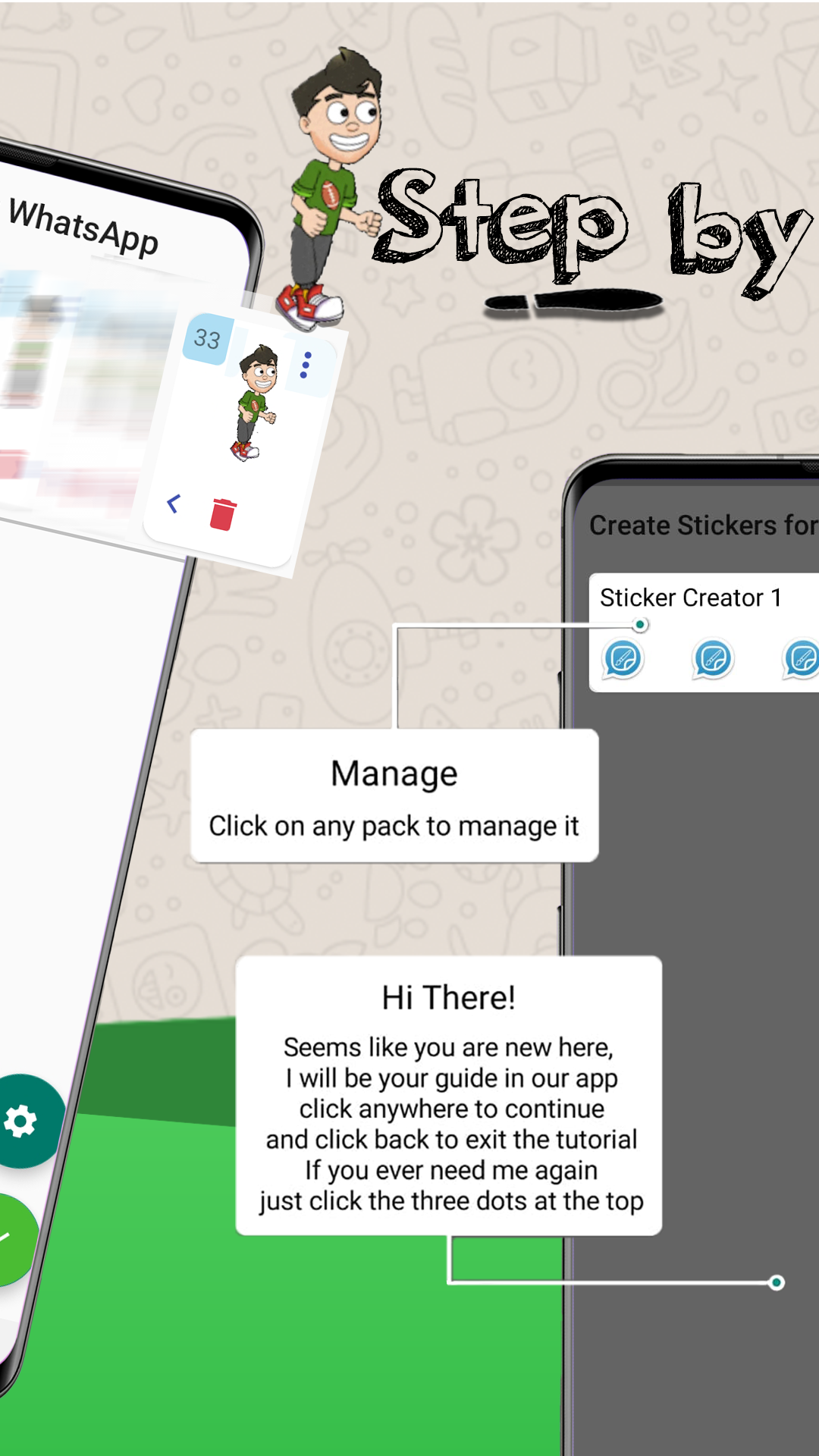 اسکرین شات 2 برنامه Create Stickers for WhatsApp