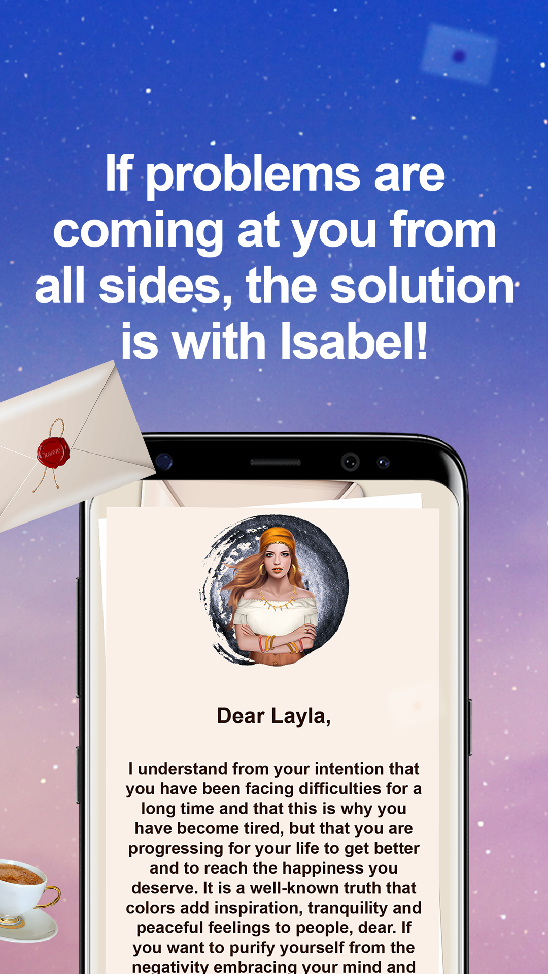 اسکرین شات 6 برنامه Kaave: Tarot, Angel, Horoscope