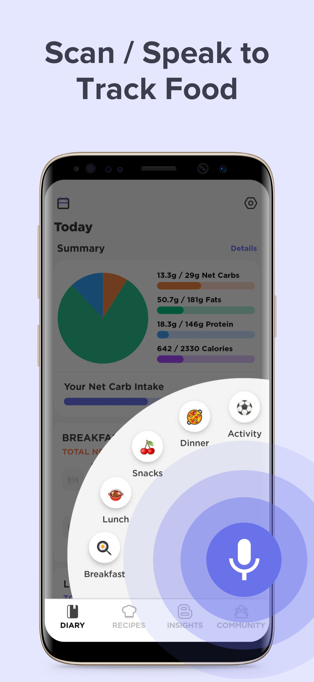 اسکرین شات 6 برنامه Keto Manager: Low Carb Diet