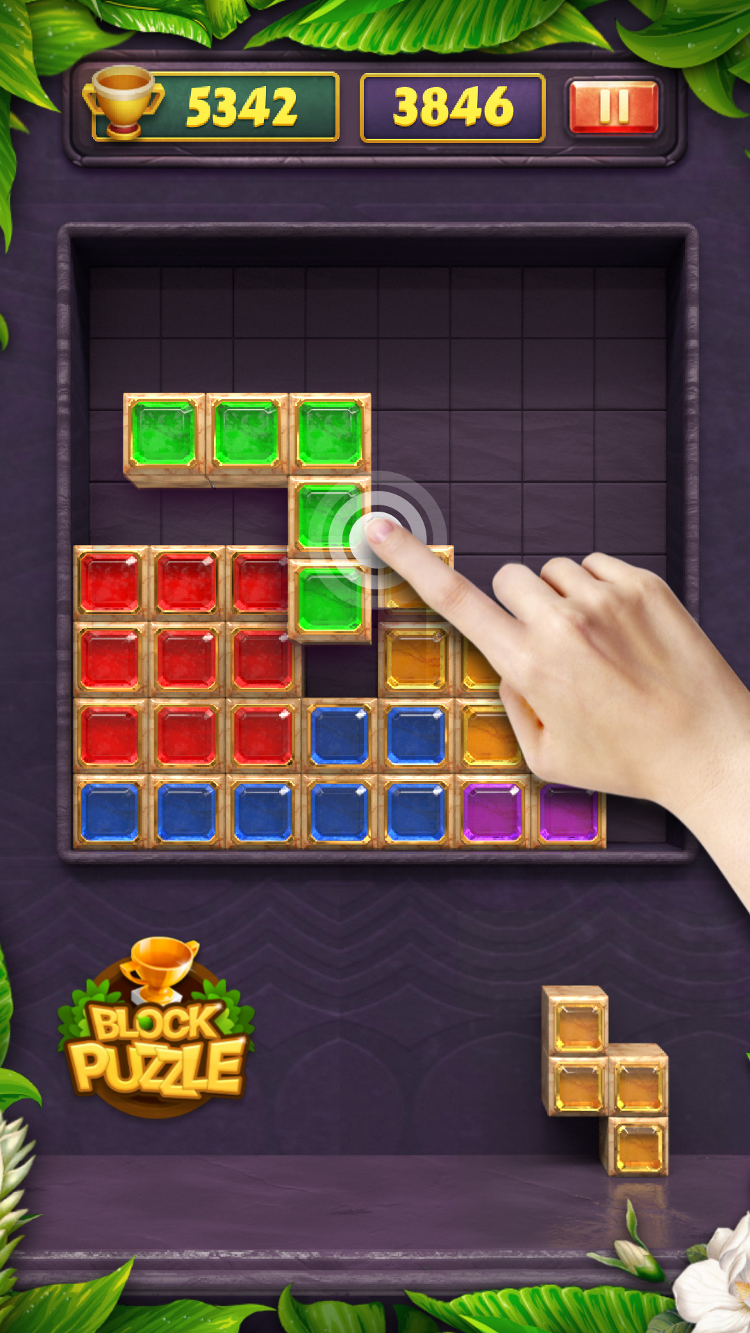 اسکرین شات 1 بازی Block Puzzle Jewel