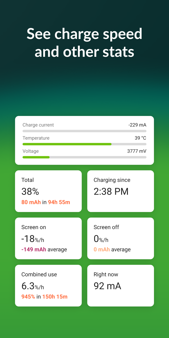 اسکرین شات 4 برنامه Accu​Battery