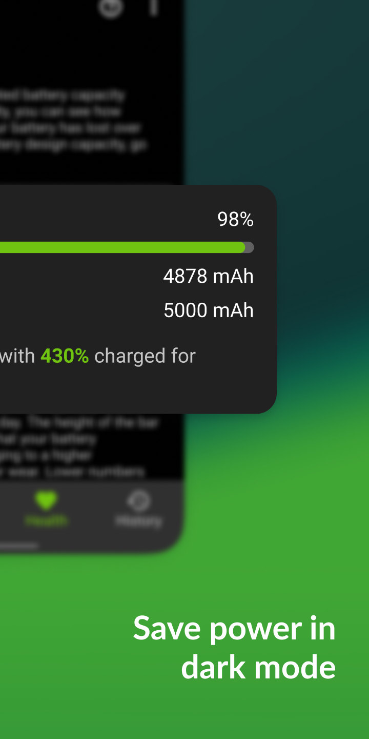 اسکرین شات 2 برنامه Accu​Battery
