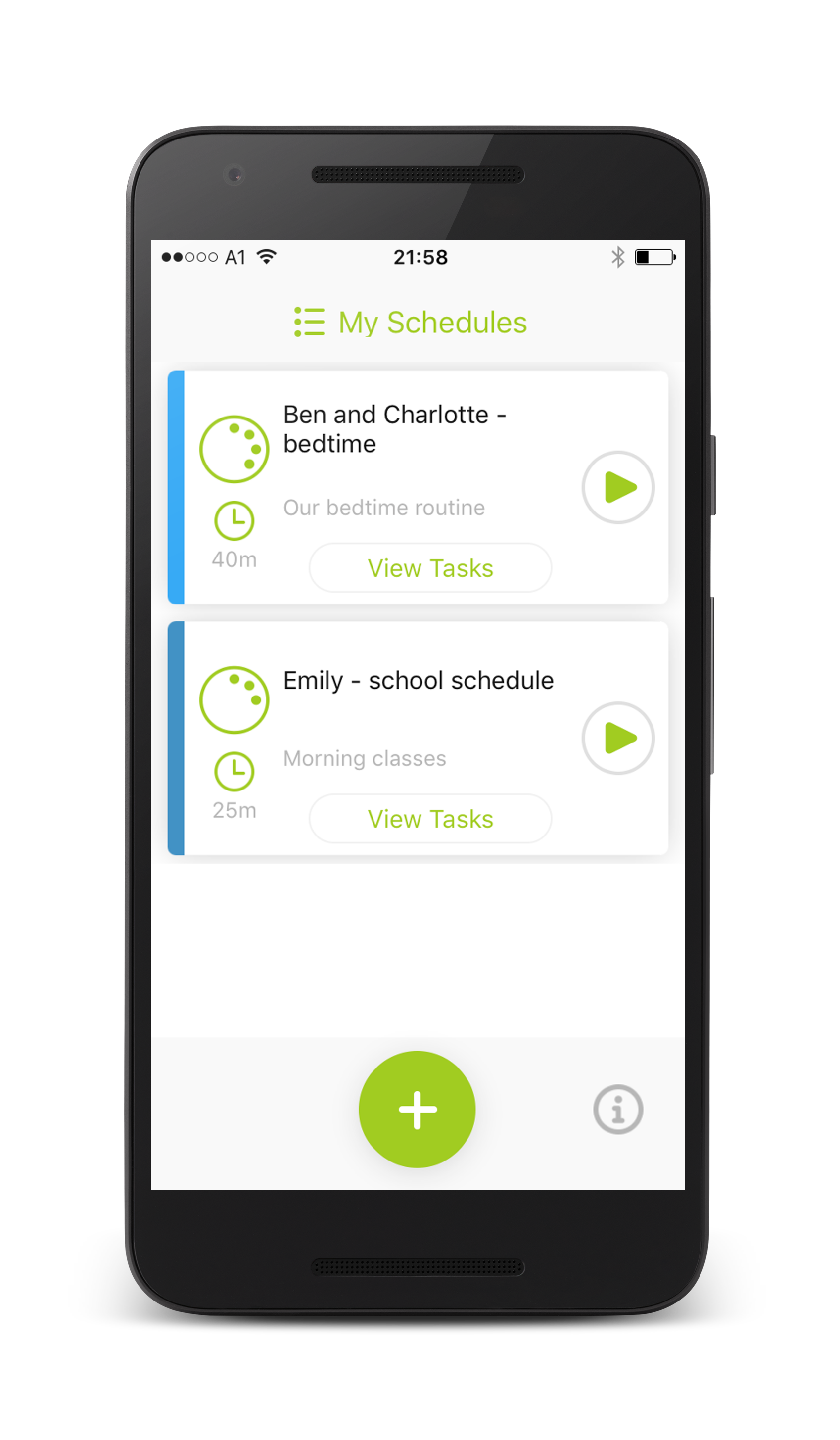 اسکرین شات 3 برنامه Kids visual task timer