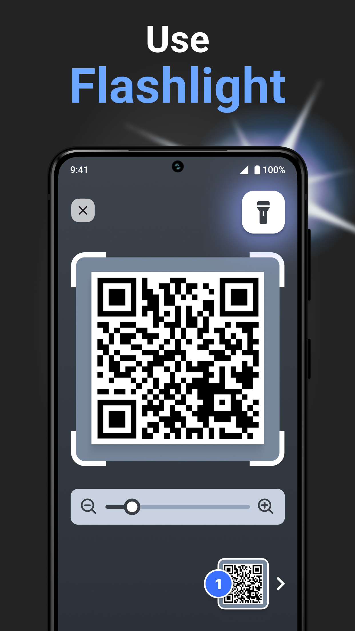 اسکرین شات 6 برنامه QR Code & Barcode Scanner Plus