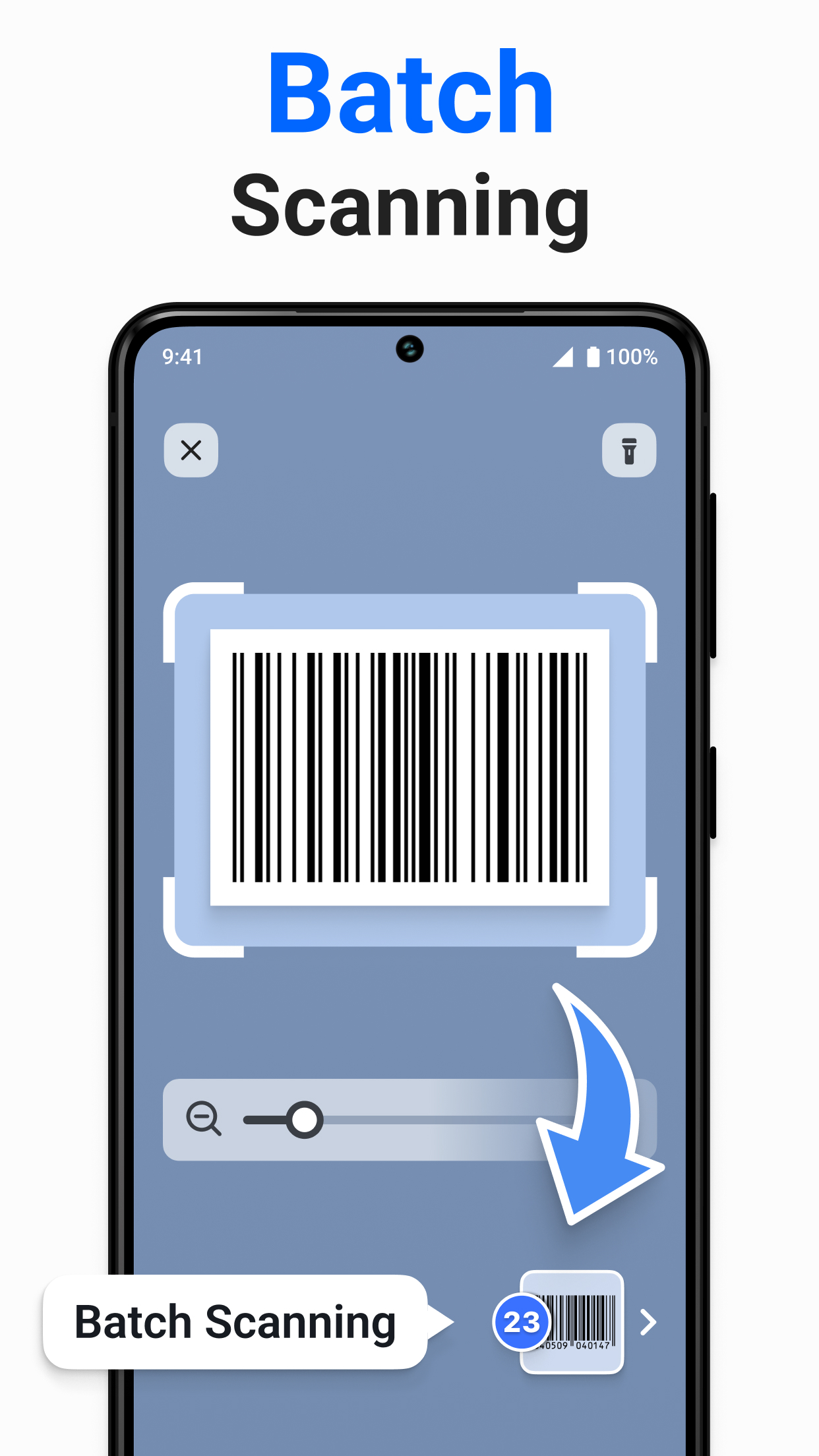 اسکرین شات 3 برنامه QR Code & Barcode Scanner Plus