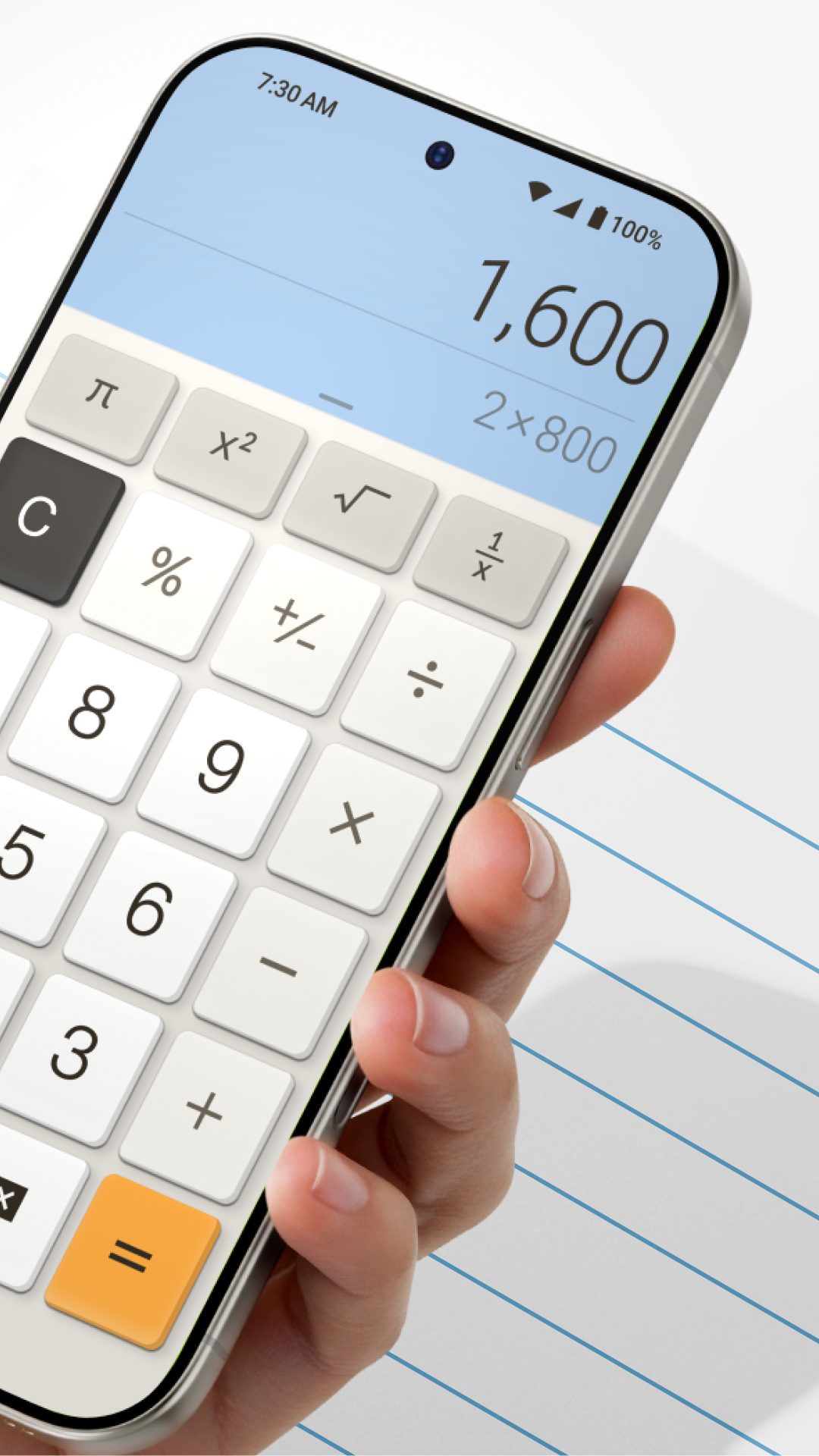 اسکرین شات 2 برنامه Calculator Plus with History