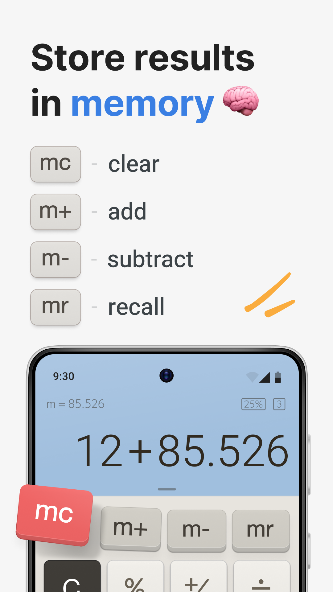 اسکرین شات 5 برنامه Calculator Plus with History