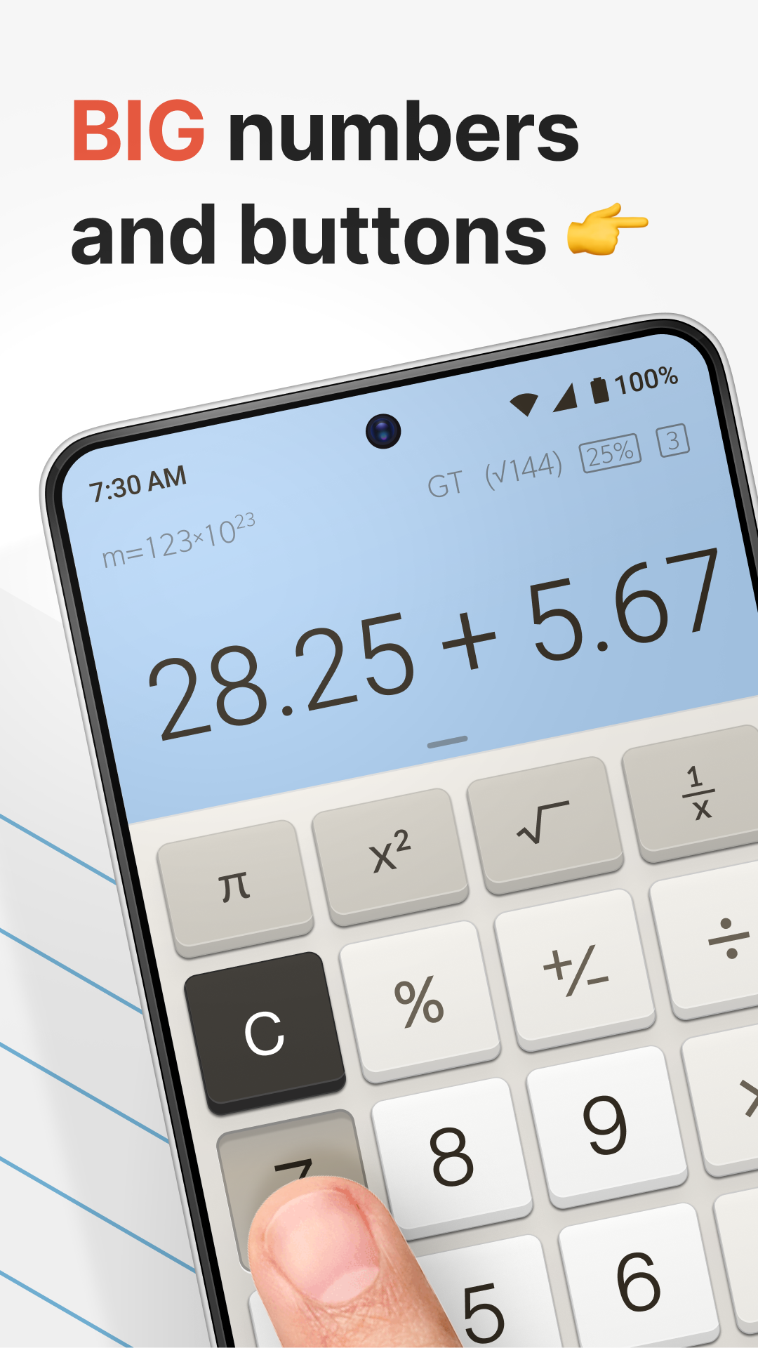 اسکرین شات 4 برنامه Calculator Plus with History