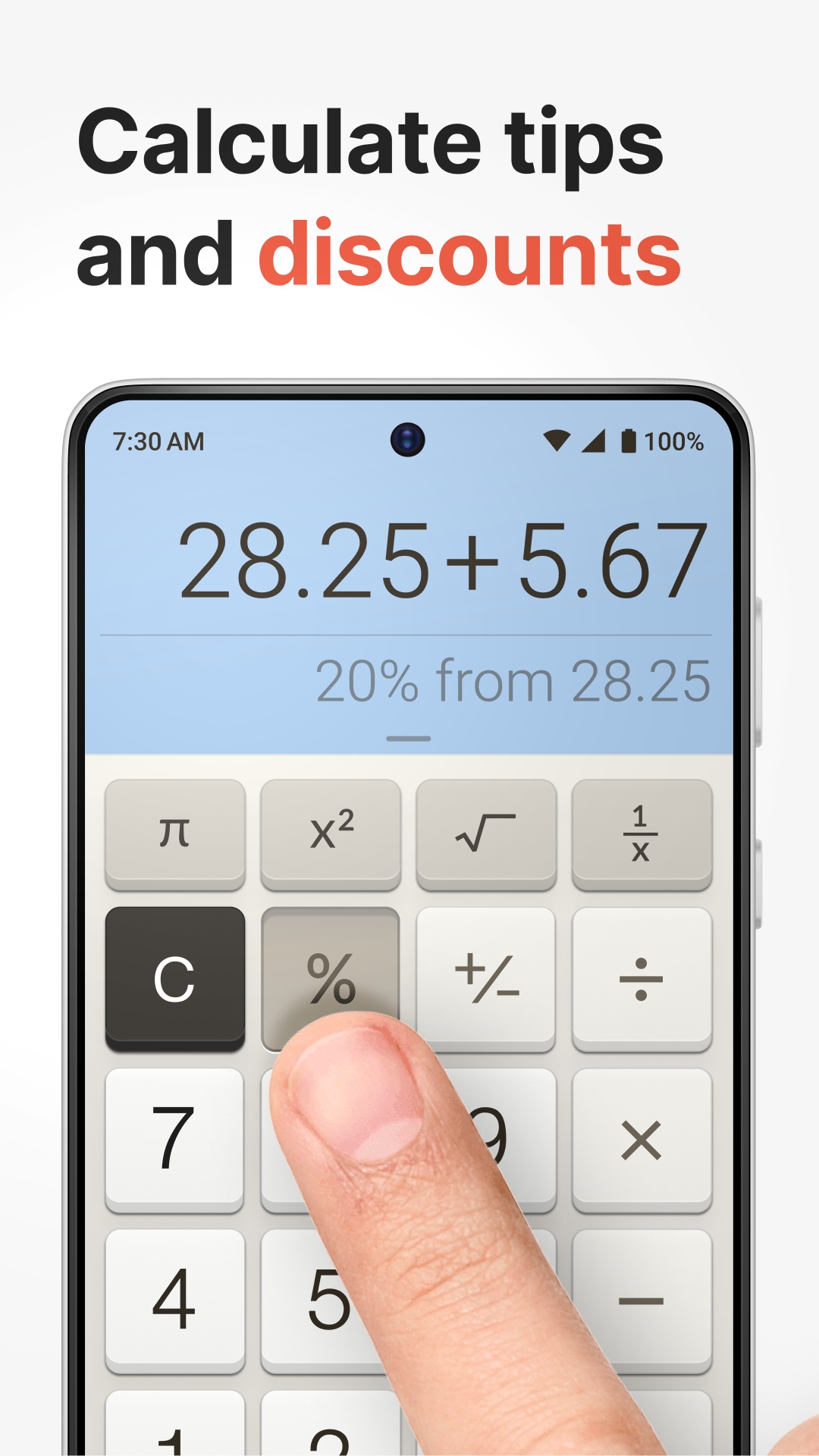 اسکرین شات 6 برنامه Calculator Plus with History