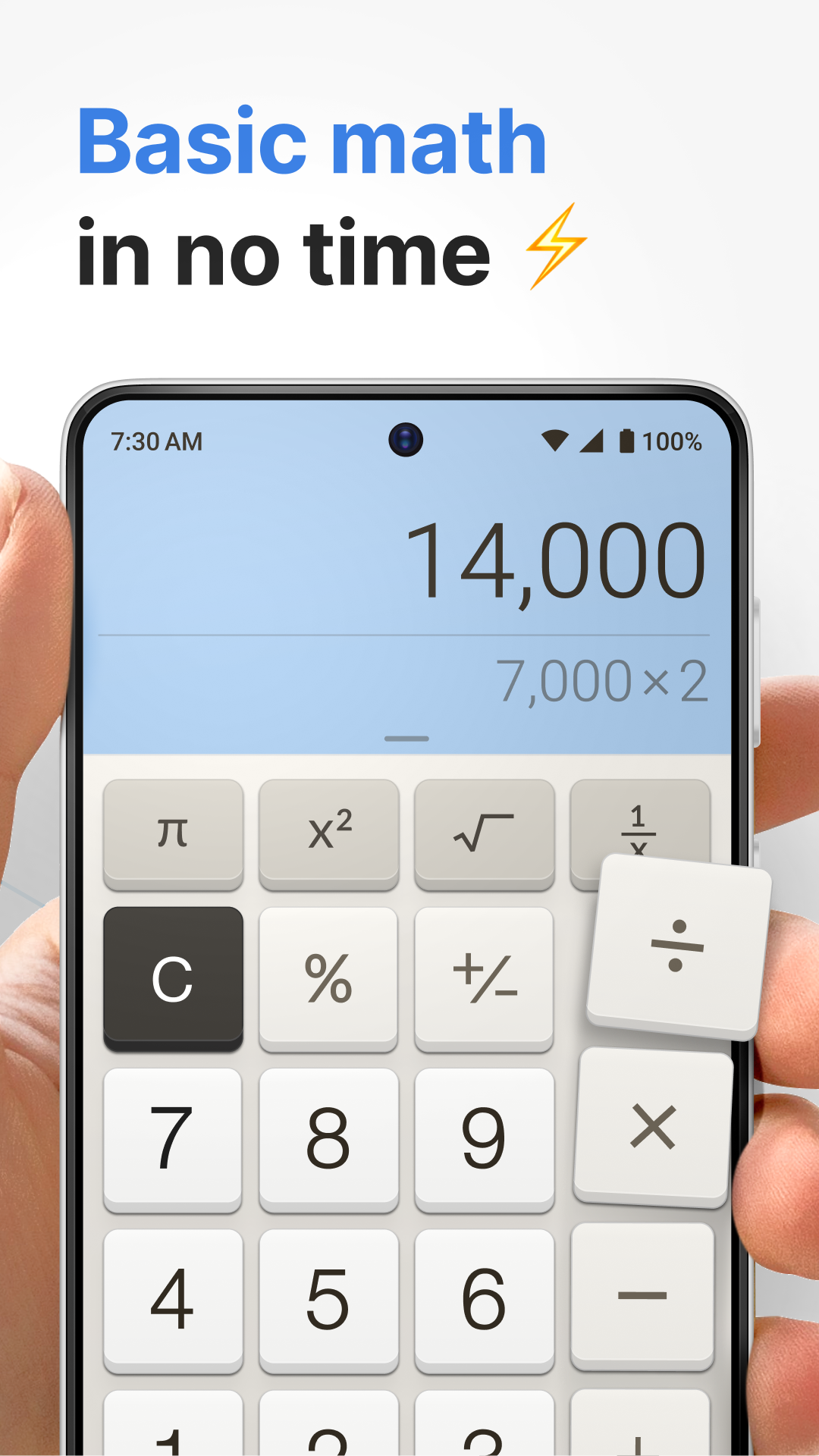 اسکرین شات 3 برنامه Calculator Plus with History