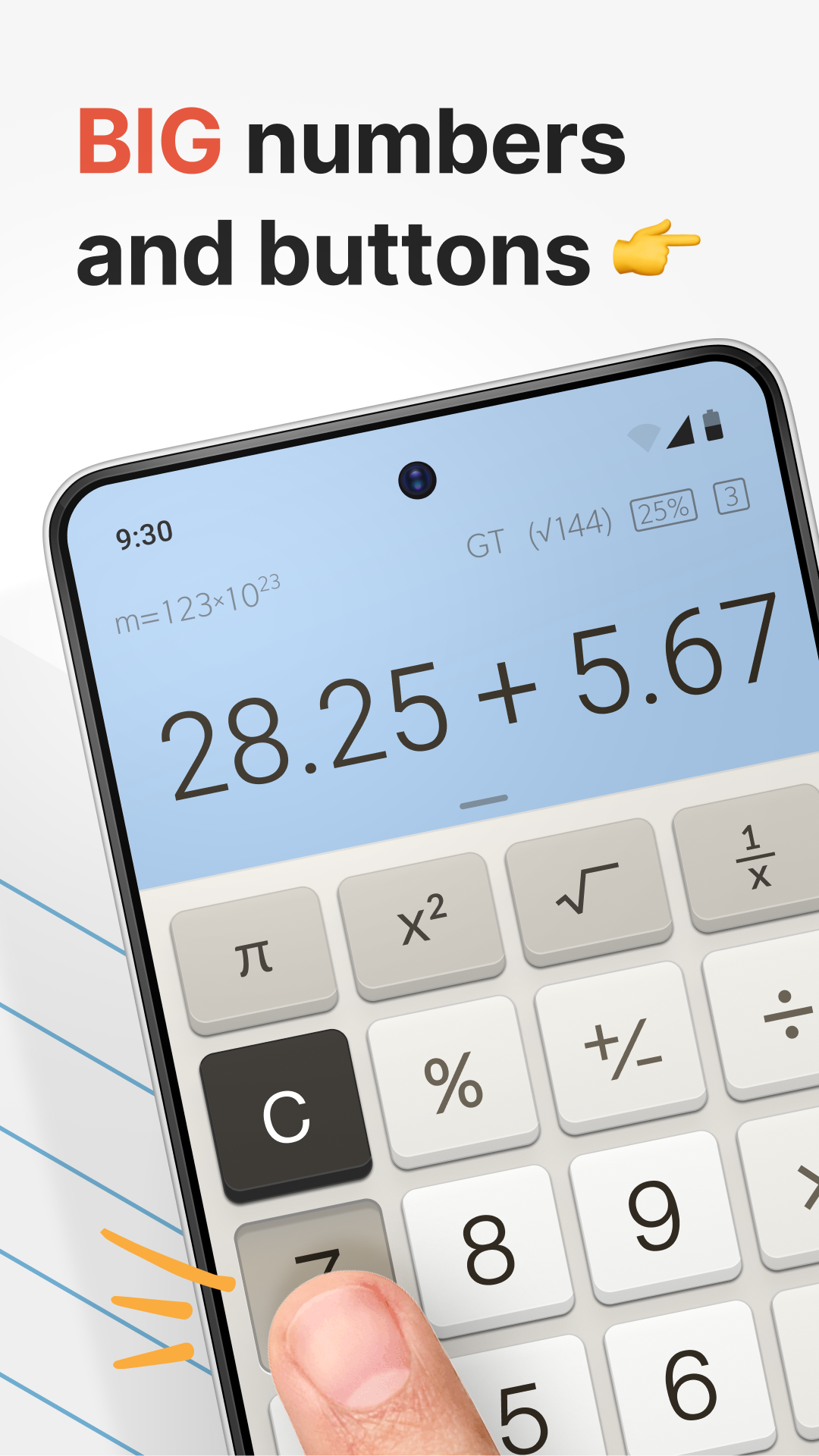 اسکرین شات 4 برنامه Calculator Plus with History