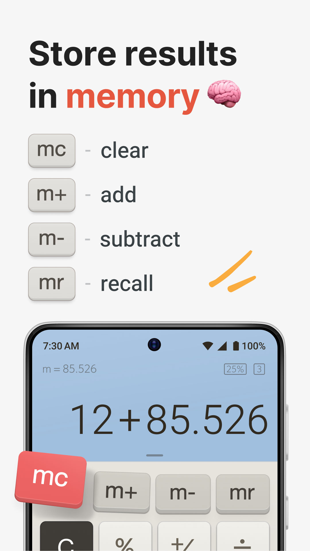 اسکرین شات 5 برنامه Calculator Plus with History