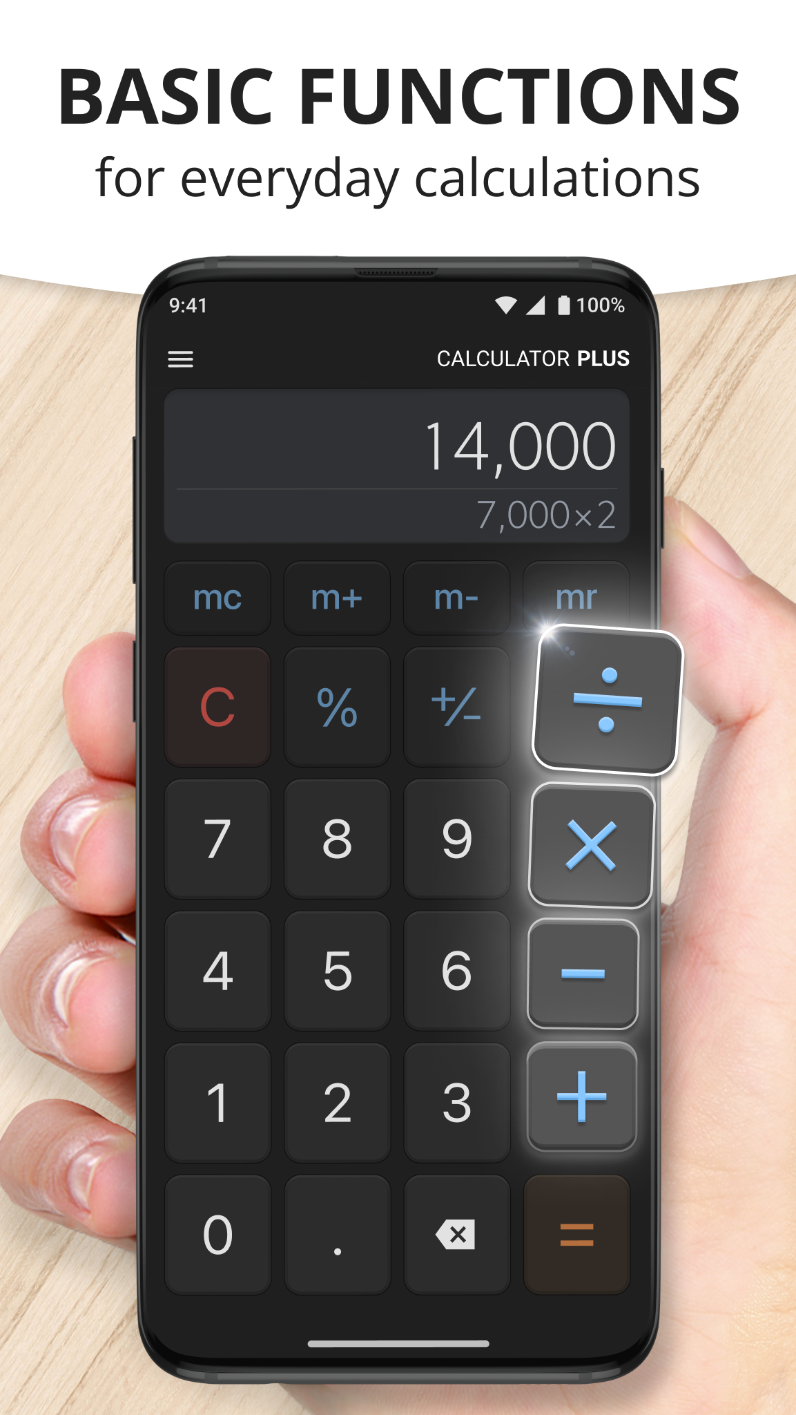 اسکرین شات 6 برنامه Calculator Plus with History
