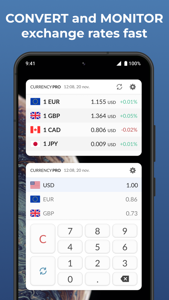 اسکرین شات 7 برنامه Currency Converter Plus