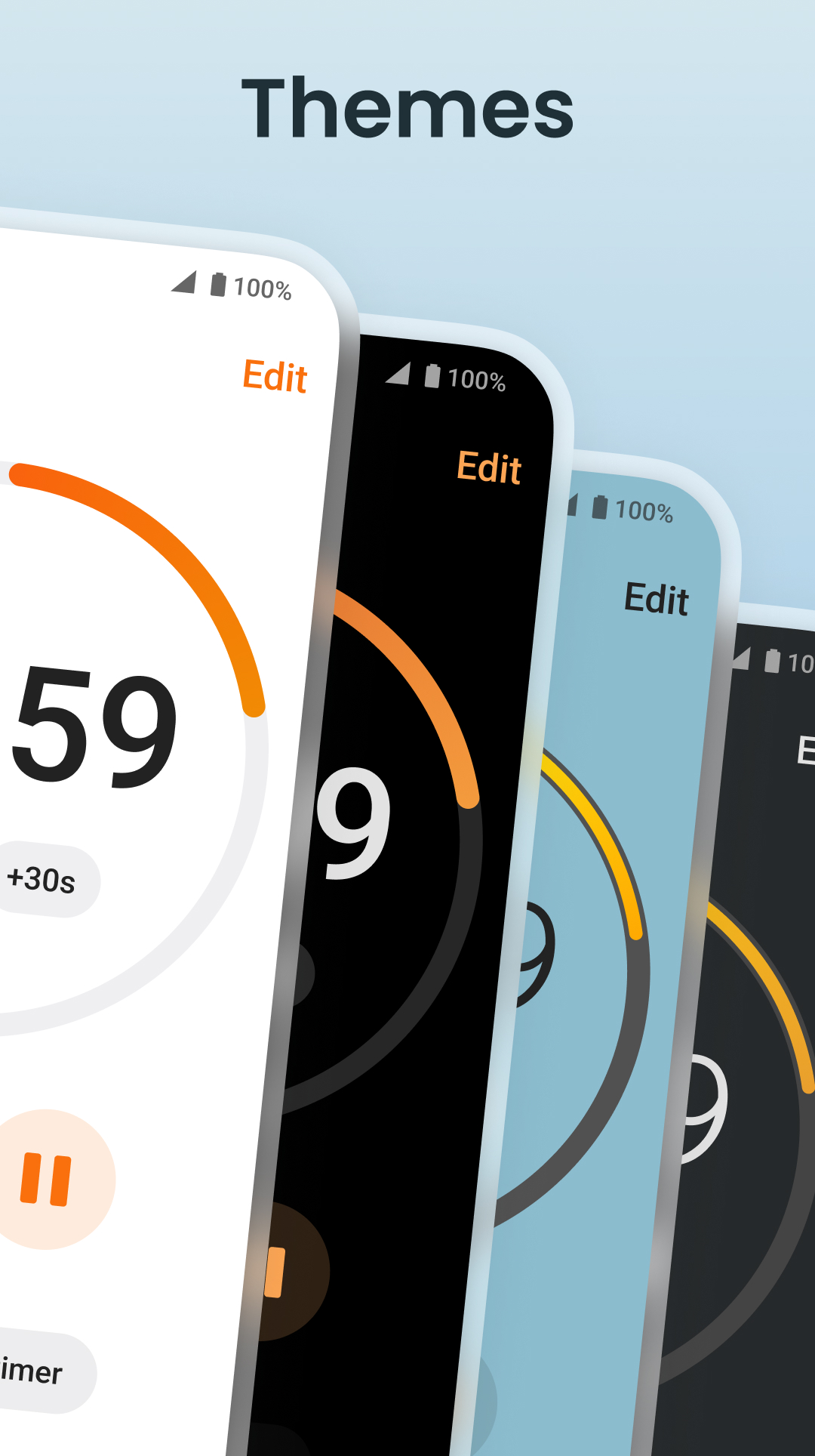 اسکرین شات 7 برنامه Multi Timer: Timer + Stopwatch