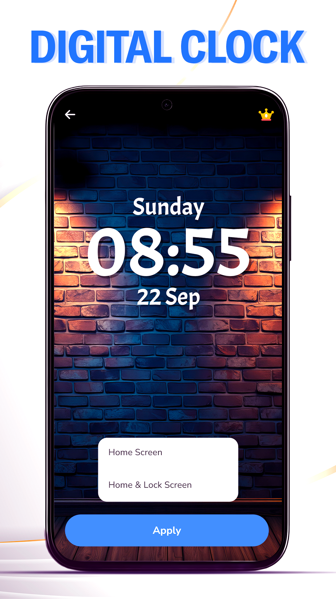 اسکرین شات 1 برنامه Digital Clock