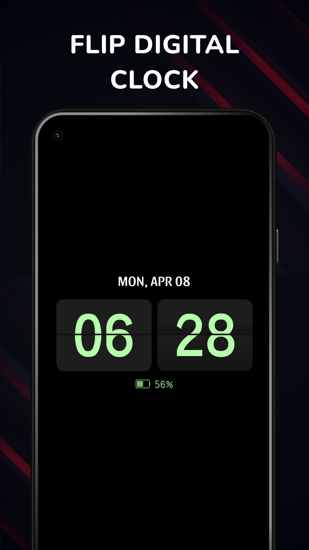 اسکرین شات 7 برنامه Digital Clock Wallpaper App