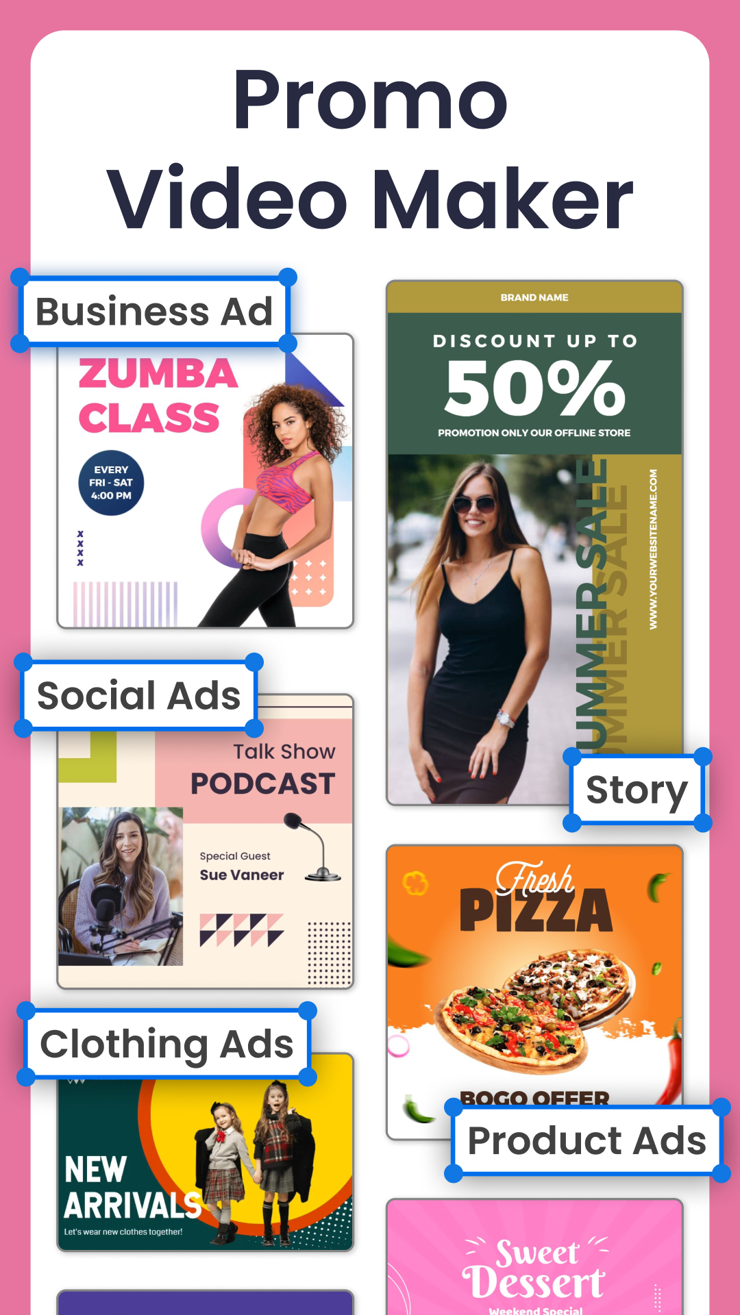 اسکرین شات 1 برنامه Marketing Video Maker Ad Maker