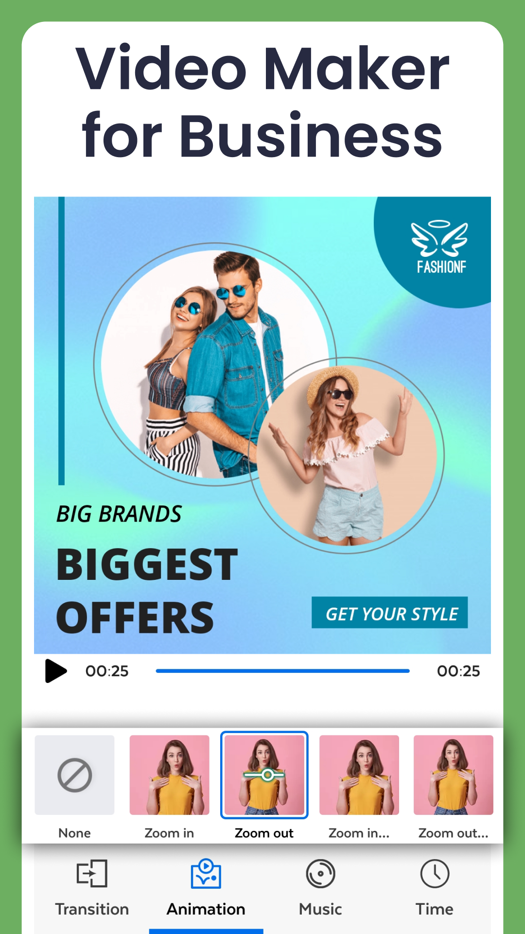اسکرین شات 3 برنامه Marketing Video Maker Ad Maker