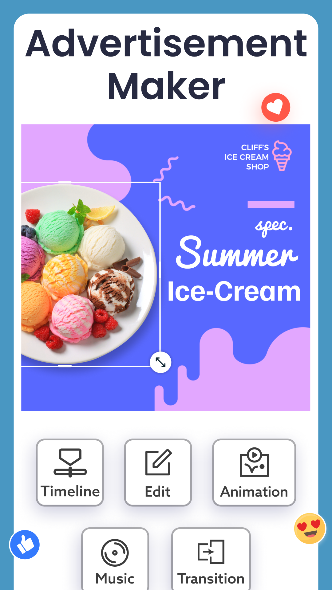 اسکرین شات 2 برنامه Marketing Video Maker Ad Maker