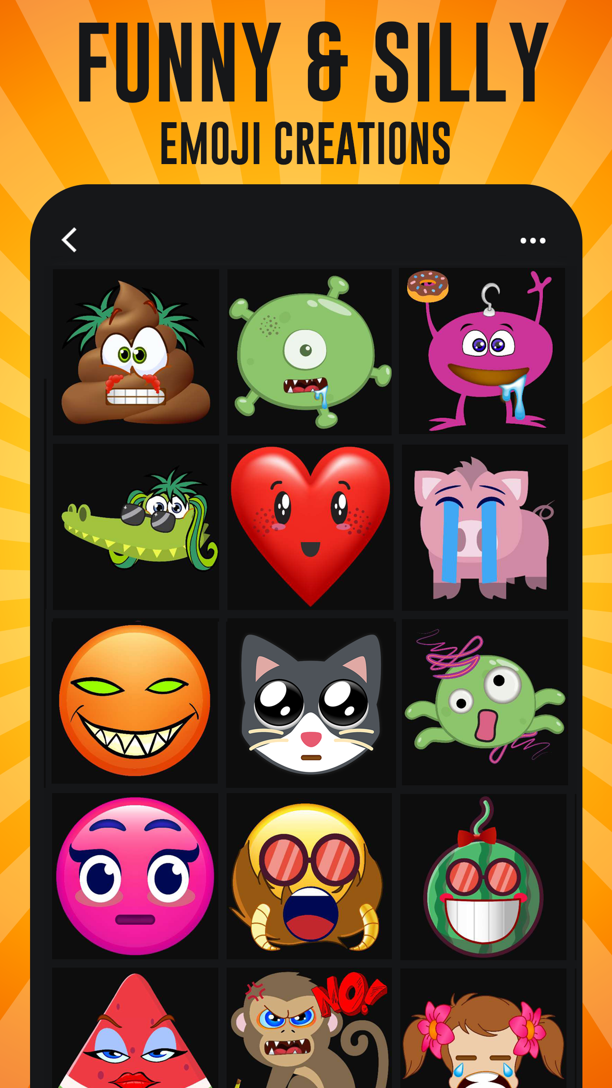 اسکرین شات 3 برنامه Emoji Maker Pro: Design Emojis