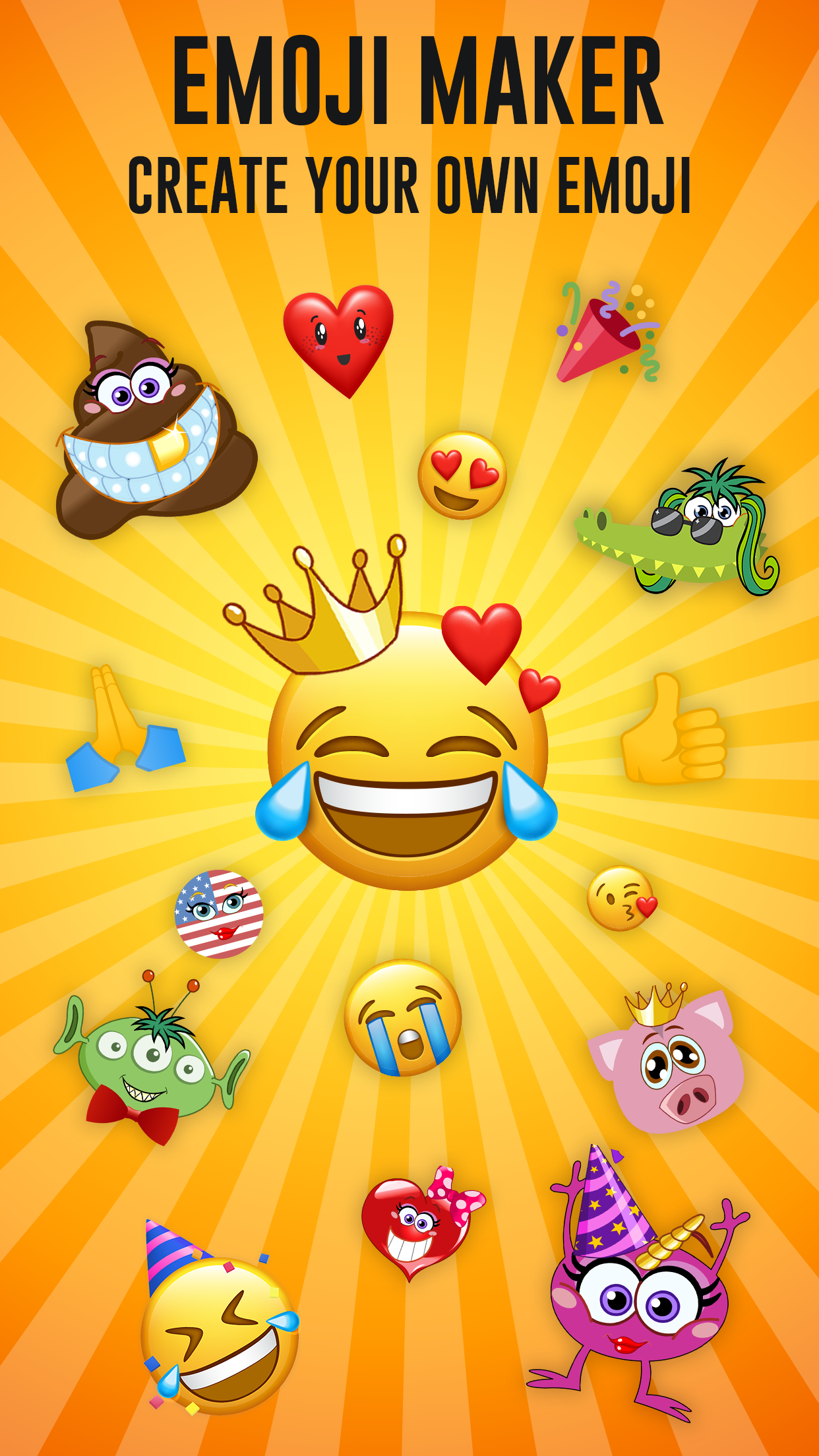 اسکرین شات 1 برنامه Emoji Maker Pro: Design Emojis