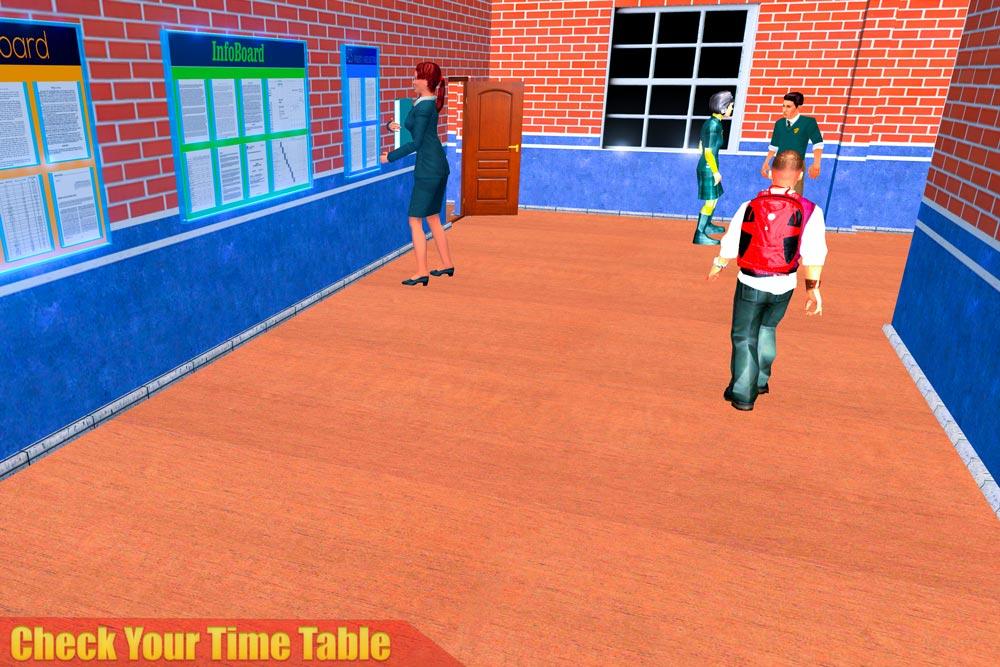 اسکرین شات 2 بازی Virtual High School Teacher 3D