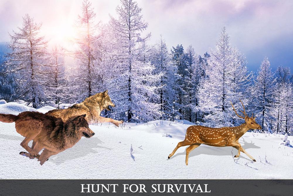 اسکرین شات 5 بازی Wolf Simulator Family Sim 3D