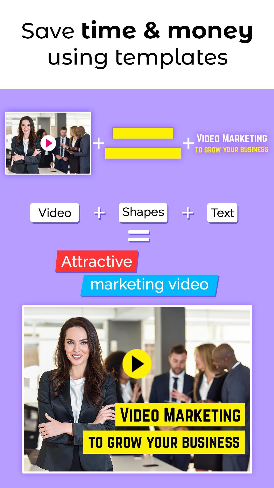 اسکرین شات 1 برنامه VideoBrochures: Brochure Maker