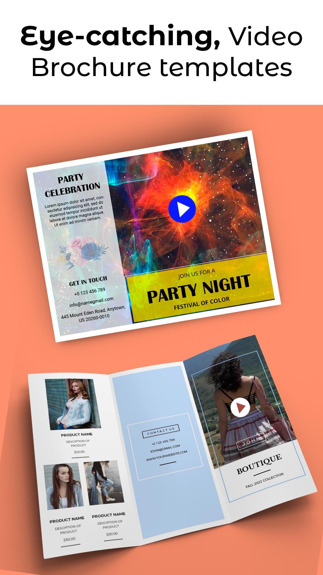 اسکرین شات 2 برنامه VideoBrochures: Brochure Maker
