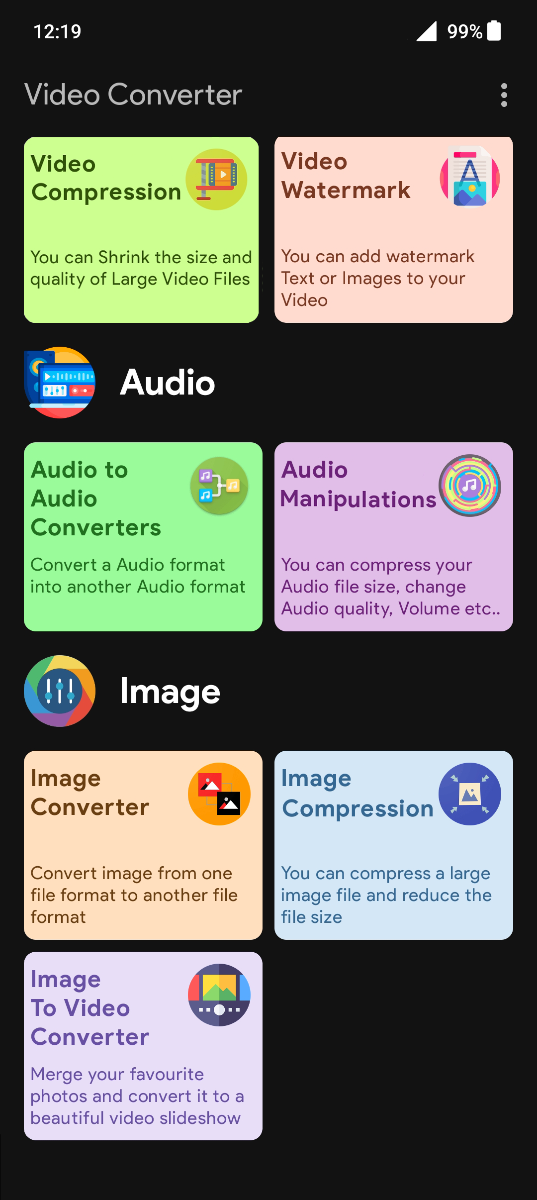 اسکرین شات 3 برنامه Video Converter : MP4 to MP3