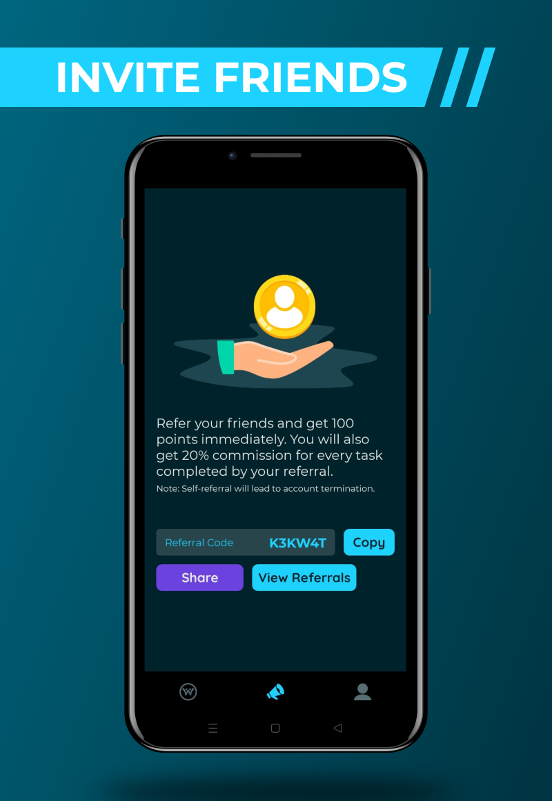 اسکرین شات 4 برنامه WePointz: Play and Earn