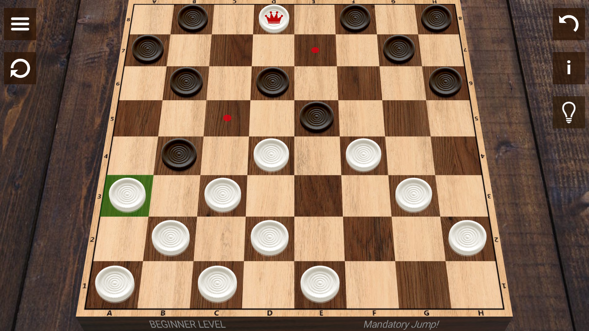 اسکرین شات 1 بازی Checkers