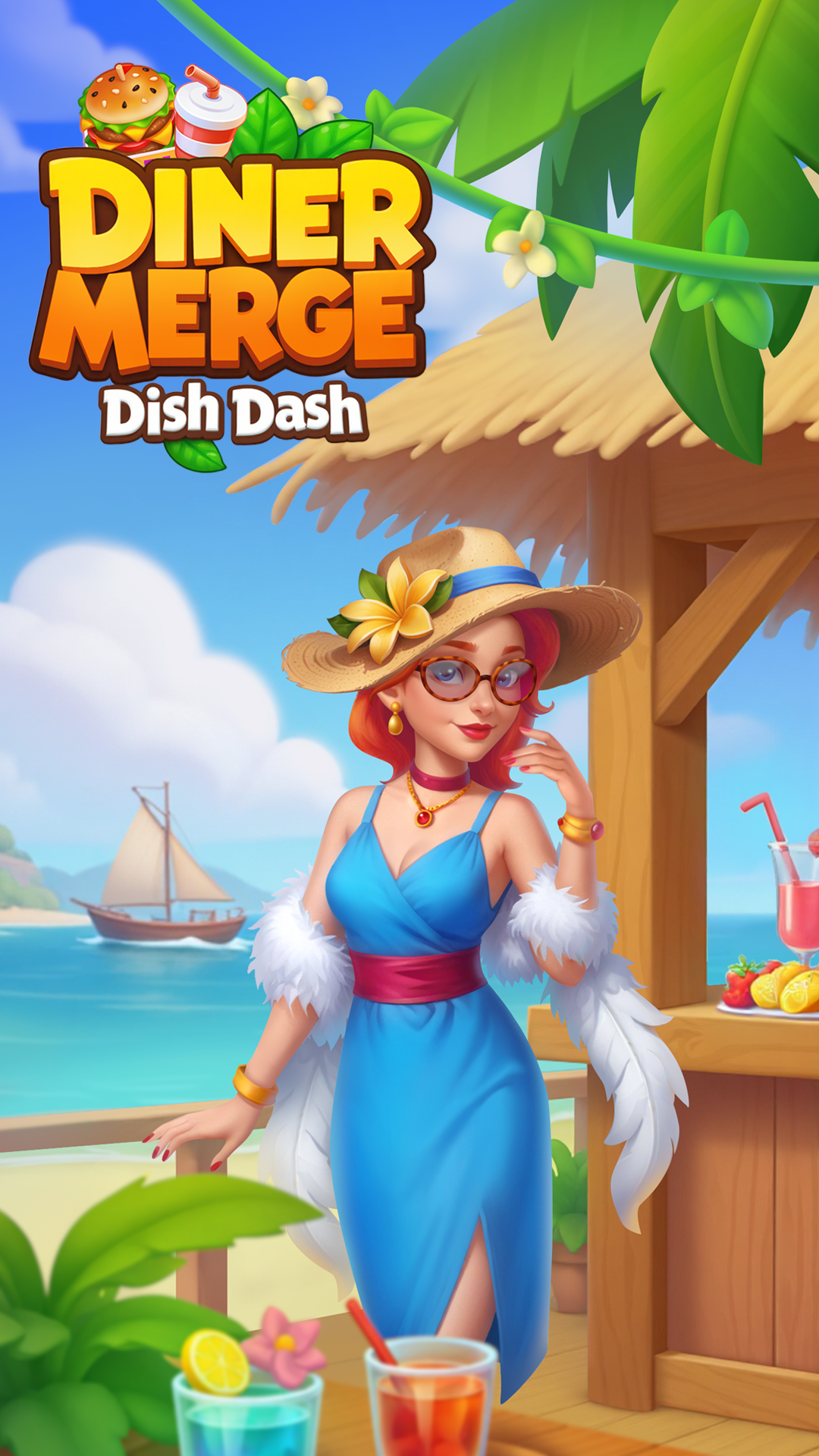 اسکرین شات 1 بازی Diner Merge: Dish Dash
