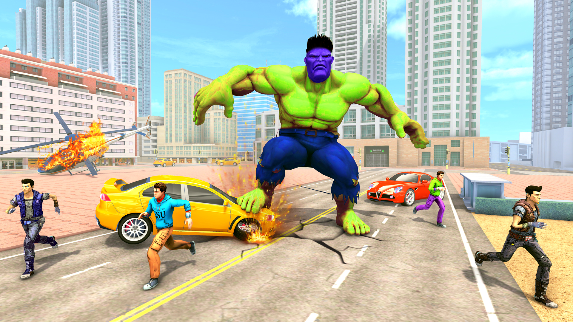اسکرین شات 5 برنامه Incredible Hero Monster Games