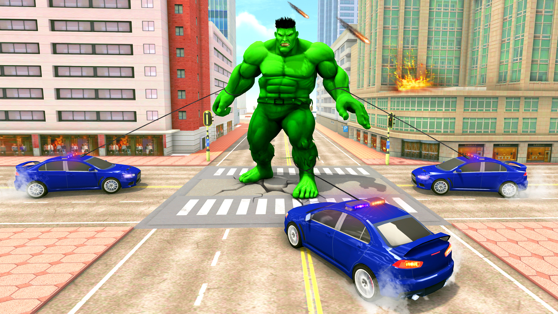 اسکرین شات 2 برنامه Incredible Hero Monster Games