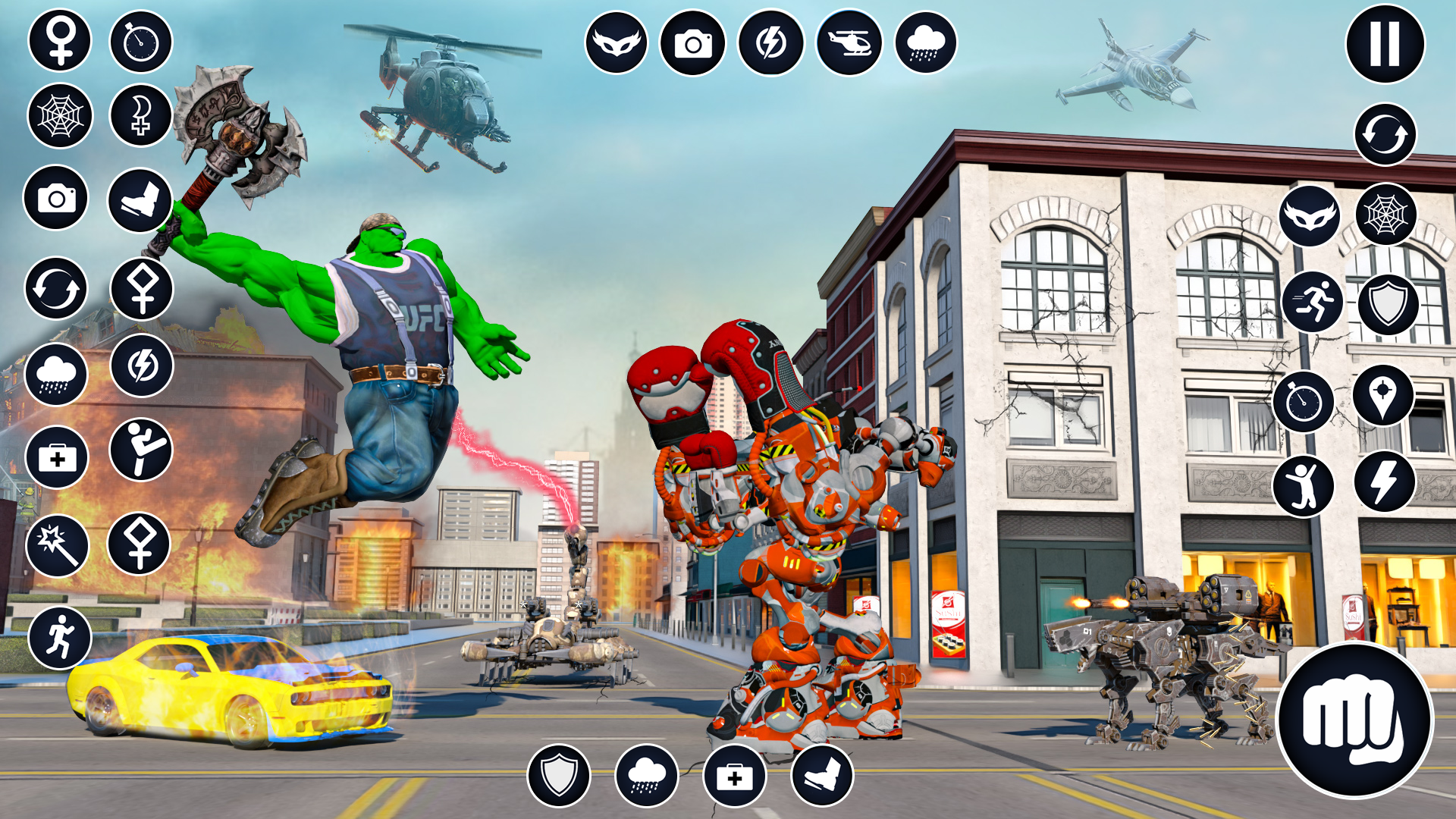 اسکرین شات 1 برنامه Incredible Hero Monster Games