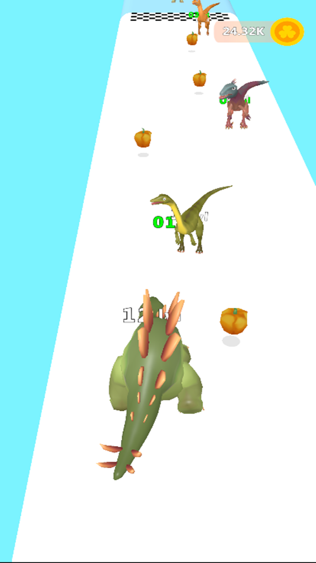 اسکرین شات 1 بازی Dino Run- Dinosaur Games