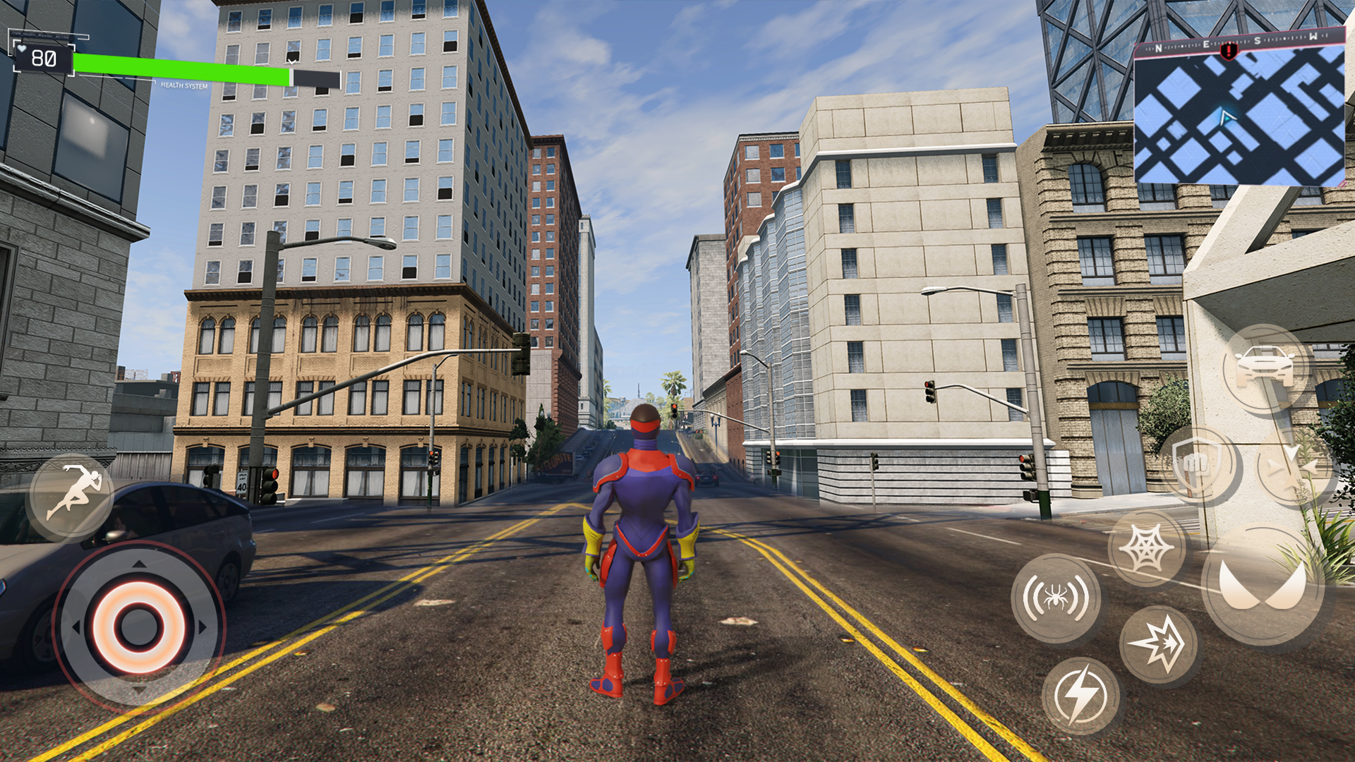 اسکرین شات 1 بازی Hero Rope: City Battle