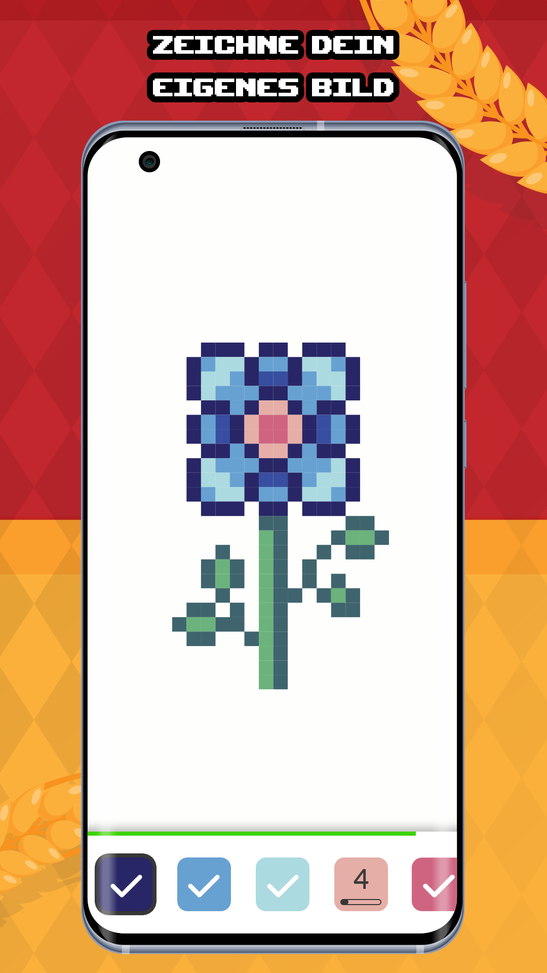 اسکرین شات 4 بازی Pixel Paint: Farbe nach Nummer